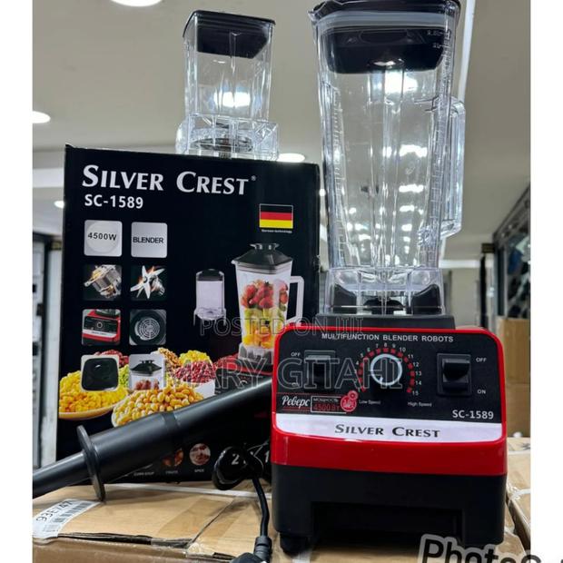 Silvercrest Blender Double Jug 4500w Very Powerful