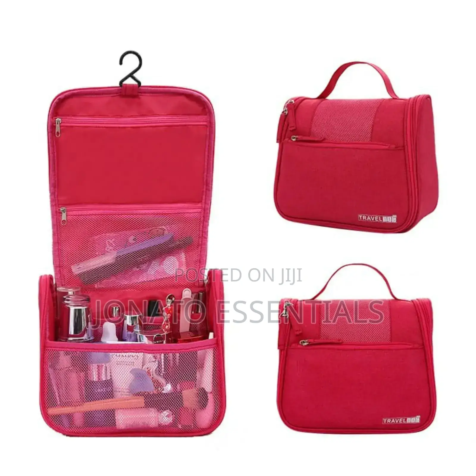 Travel Toiletry Bag - Organizer for Cosmetics, Makeup