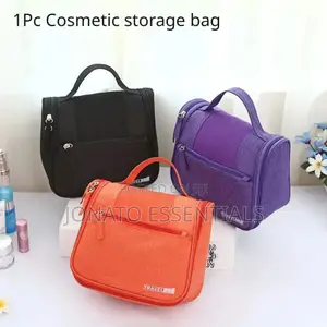 Travel Toiletry Bag - Organizer for Cosmetics, Makeup