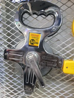 Stainless 50m Steel Surveyor's Tape.