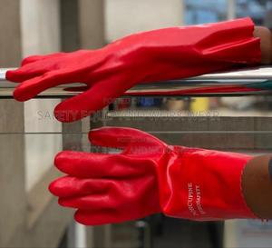 Pvc Double Dip Gloves – Waterproof And Repair Jobs - thumbnail 2