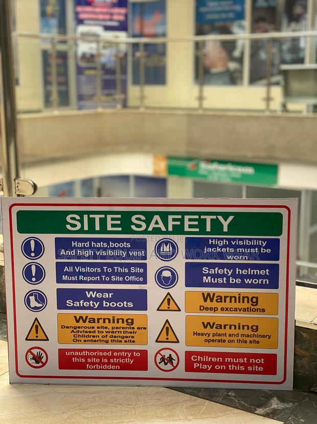 Site Safety Sign – Work In Progress – Keep Out - main view