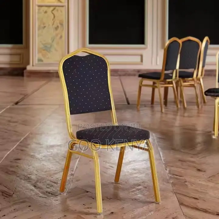 Dining Chairs ; Iron Frame Dining Stacking Banquet Chairs