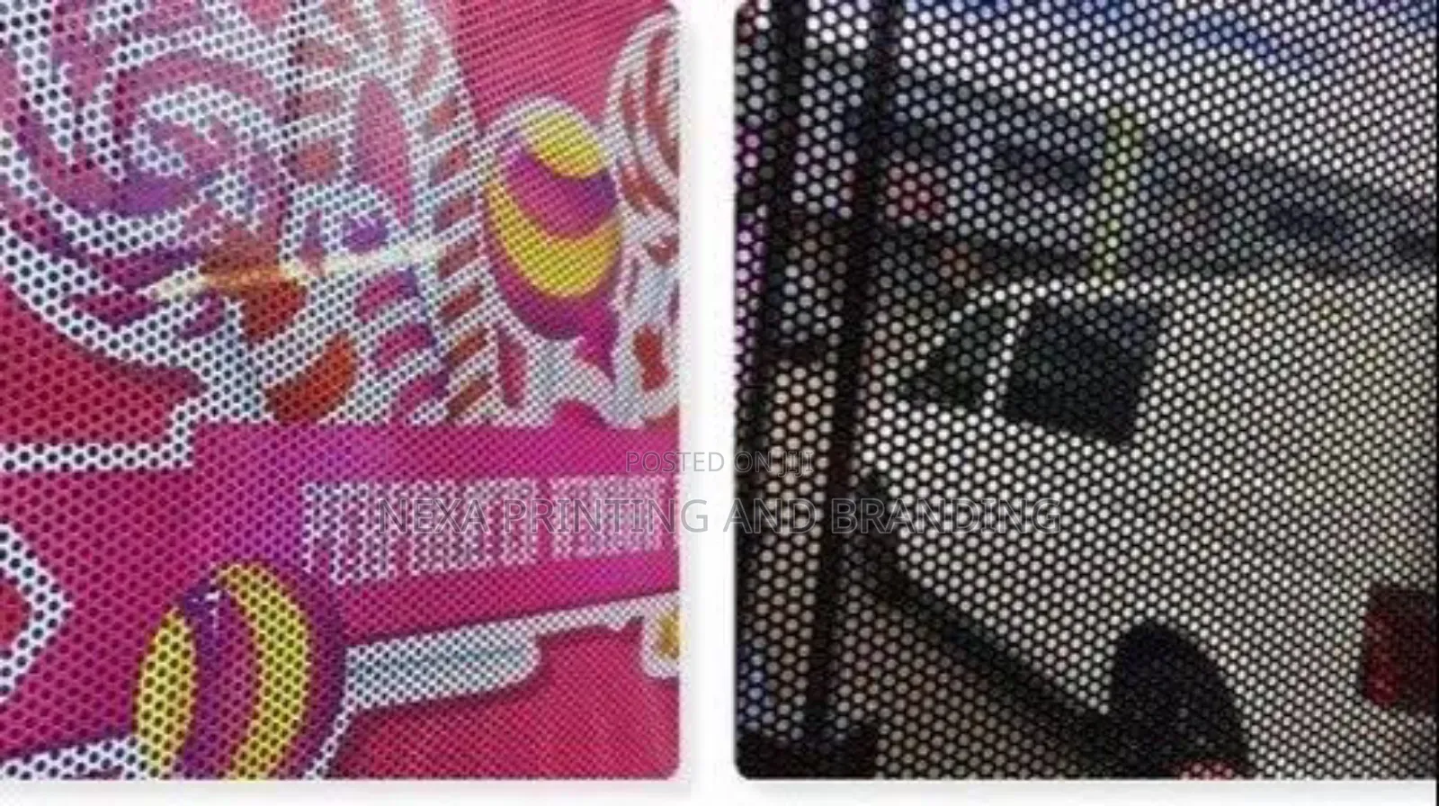 One Way Dotted Sticker_ One Side Vision