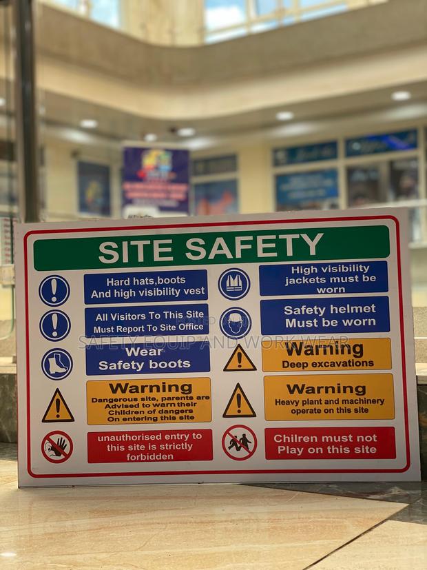 Site Safety Sign – Do Not Operate Without Permission