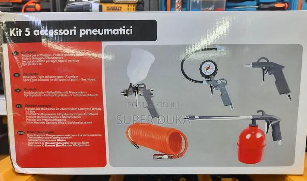Spray Gun 5 Kit. 5 in 1 Set