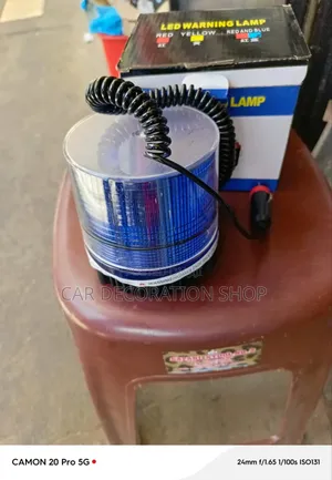 12_24v Roof Magnetic Mount Beacon Blue Light