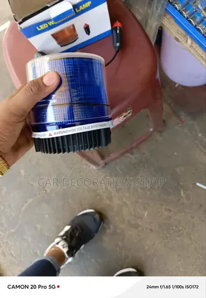 12_24v Roof Magnetic Mount Beacon Blue Light