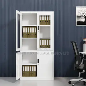 Cabinets: Premium Metallic 2-Door Office Storage Solution