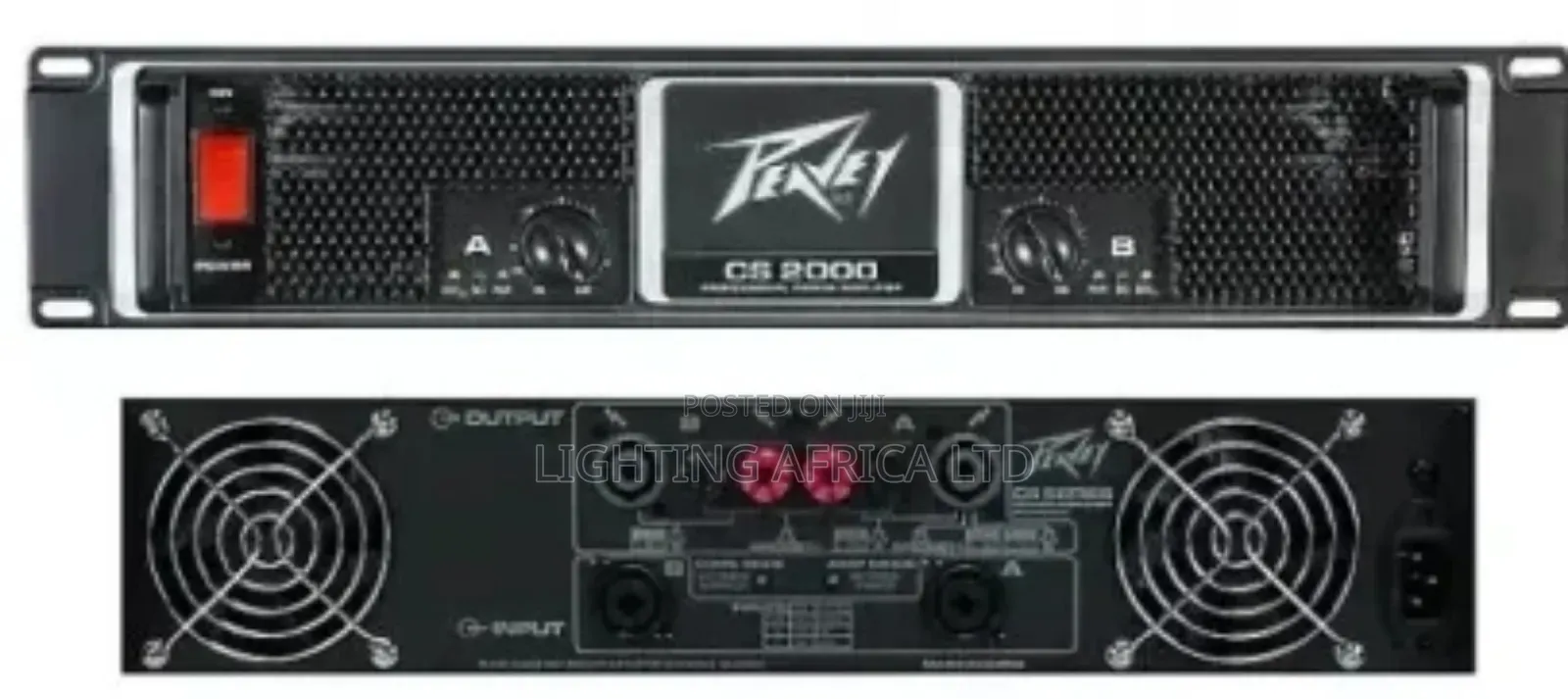 Peavy Cs 2000 Power Stereo Amplifier Usa