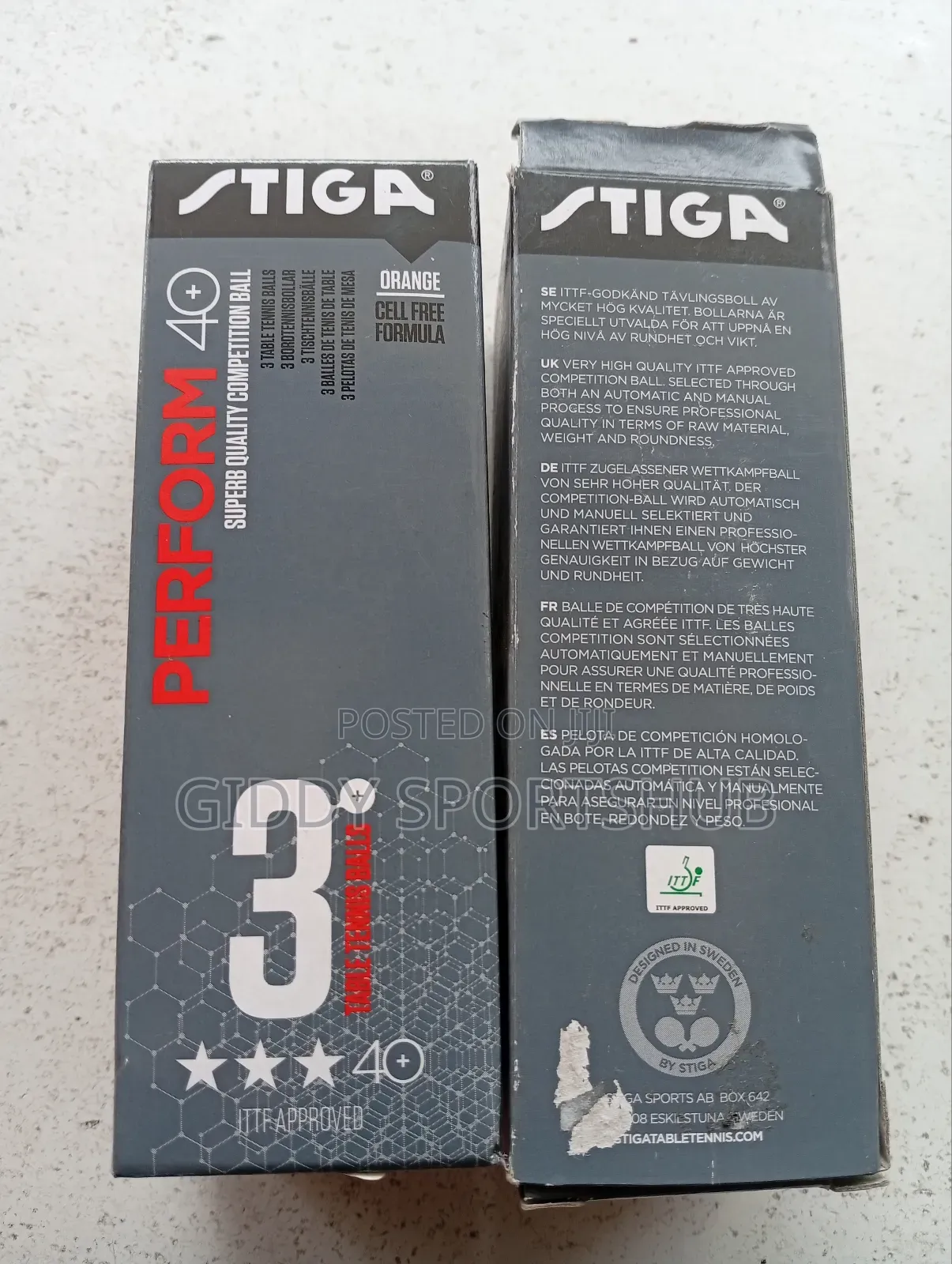 Table Tennis Balls (Set of 3pcs)