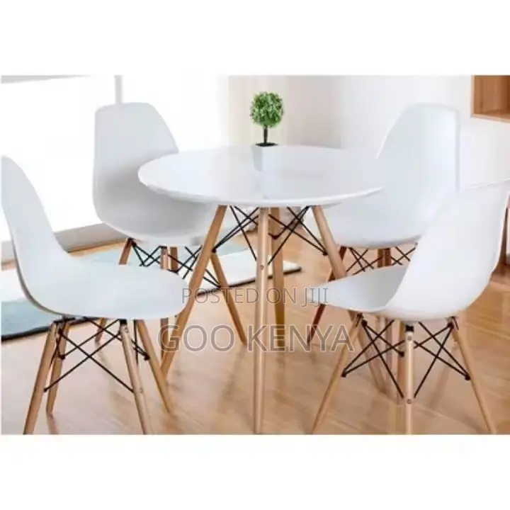 Dining Table ; Round Dining Table Set With 4 Chairs