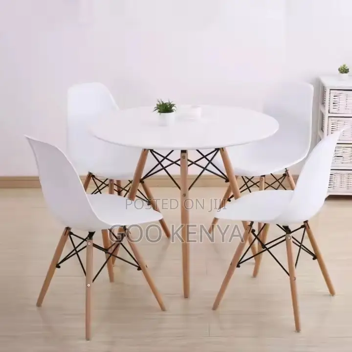 Dining Table ; Round Dining Table Set With 4 Chairs