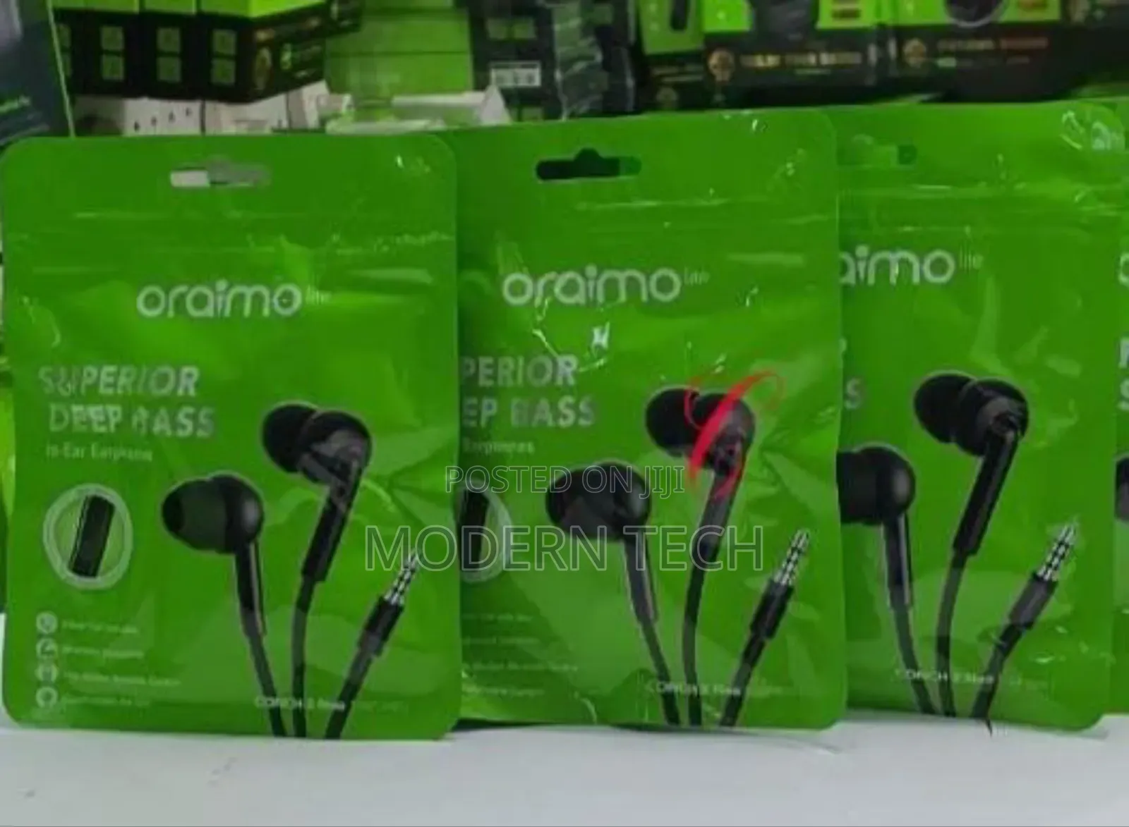 Oraimo Conch Superior Deep Bass in-Ear Earphones