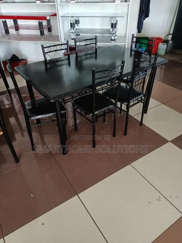 6 Sitter Marble Table - main view