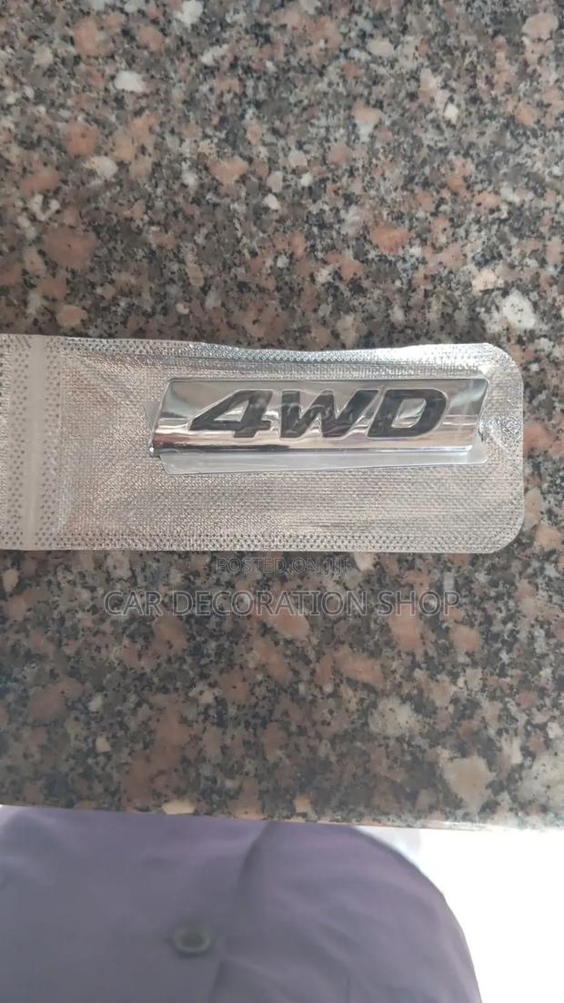 4wd 3d Sticker
