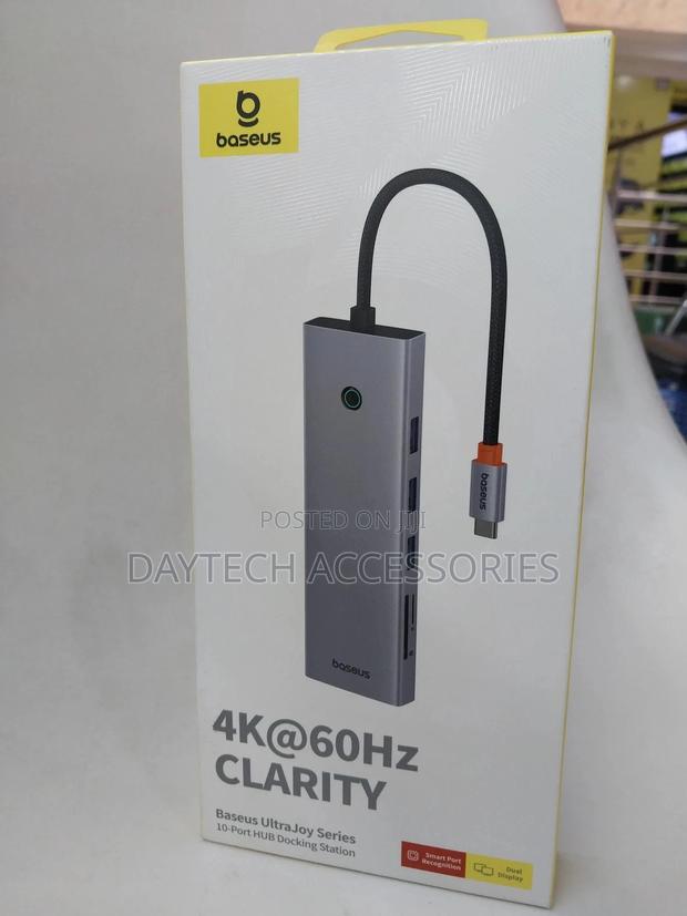 Baseus Type-C 10-Port Hub Docking Station – Space Grey - thumbnail 2