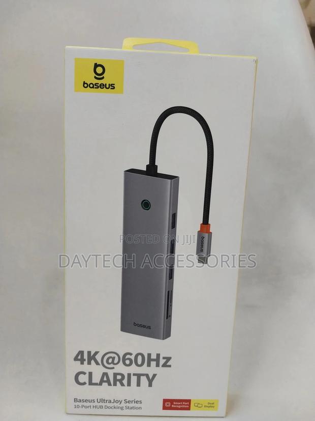 Baseus Type-C at 4k60hz Clarity Ultrajoy Series 10 Port Hub