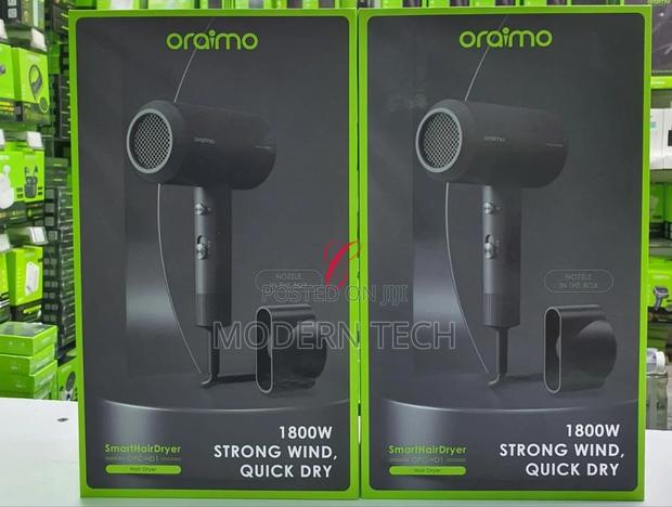 Oraimo Smart Hair Dryer 1800w Negative Ion Hair Dryer
