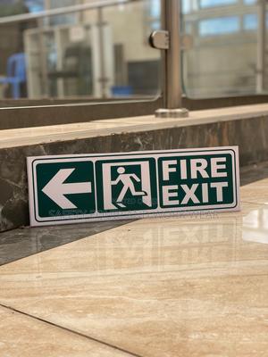 Fire Exit Sign – Safety Certified Board Directional Symbol - thumbnail 2