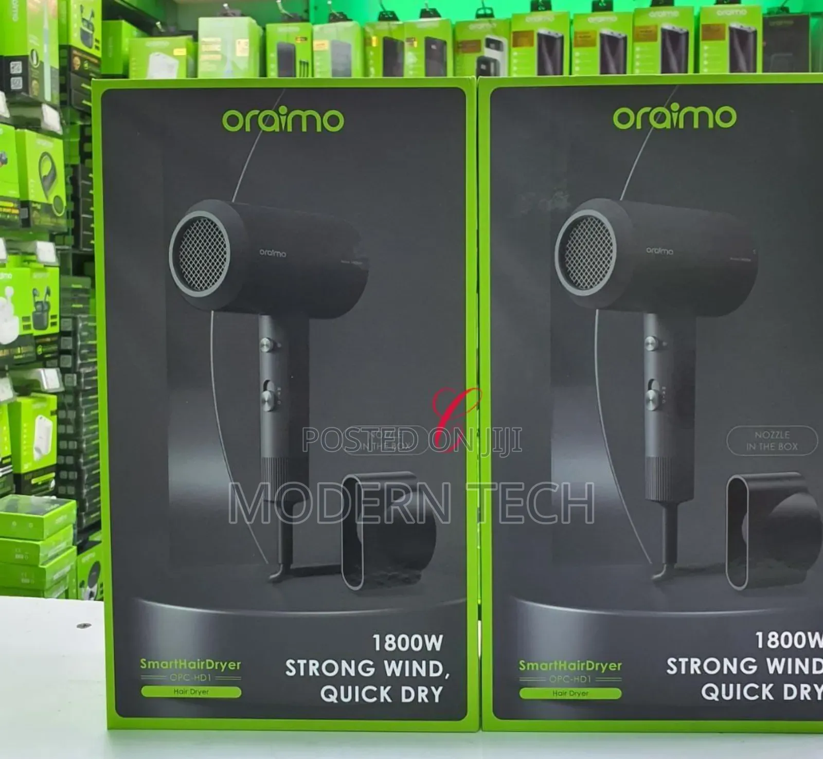 Oraimo Smart Hair Dryer 1800w Ion Hair Dryer