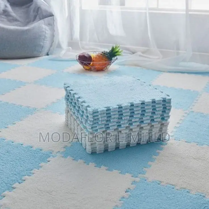 Simple Setup, Luxurious Feel! Plush Interlocking Mats