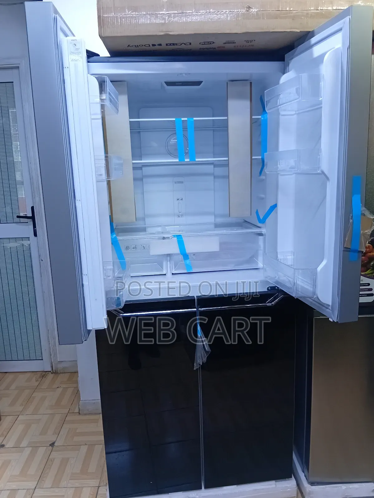 Brand New 421l Smartpro Fridge Side by Side SFR-585d4-A