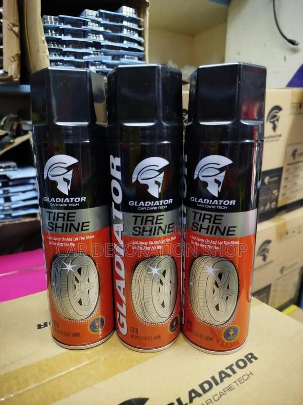 1pc Tire Shine Spray Works on All Tyres Type