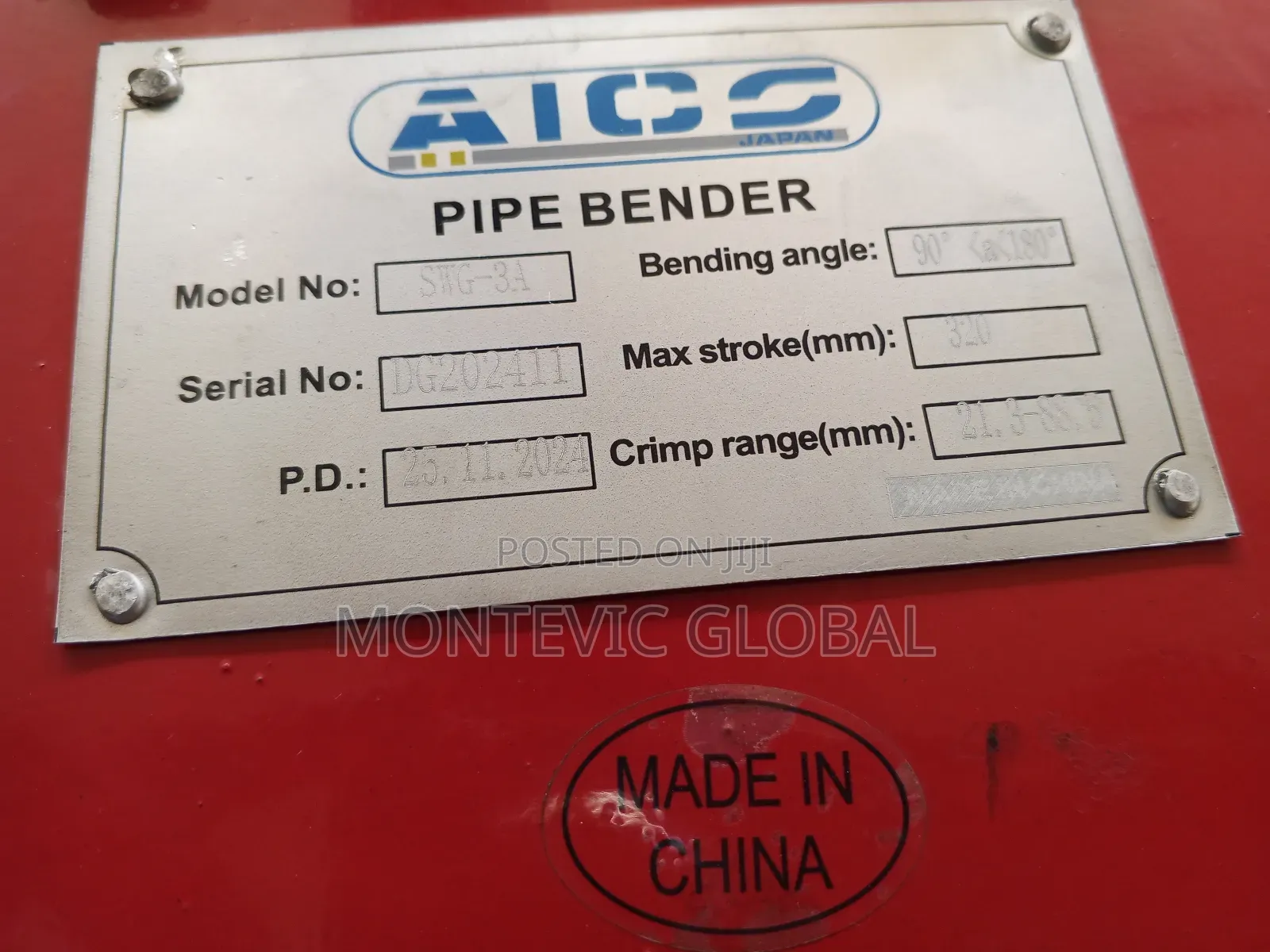 Pipe Bender SGW-3a