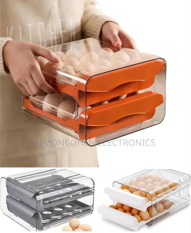32 Slots Acrylic Egg Storage Box - main view