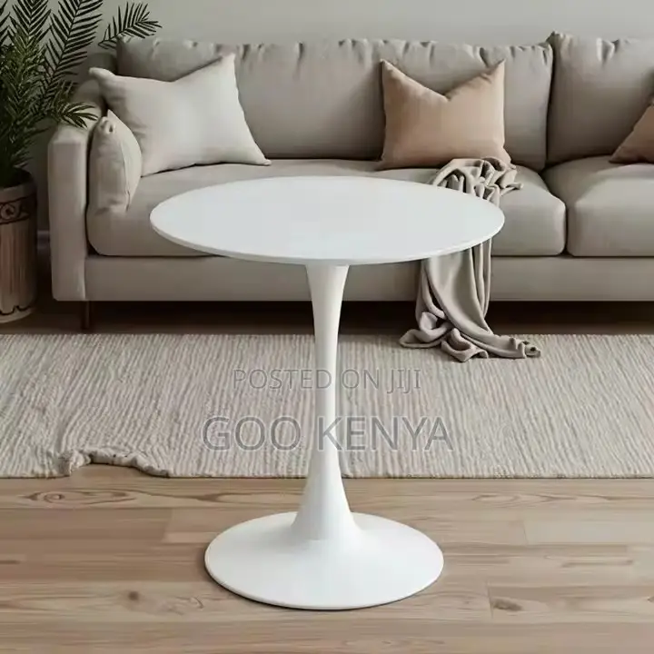 Dining Table; Round Side Dining Convertible Table
