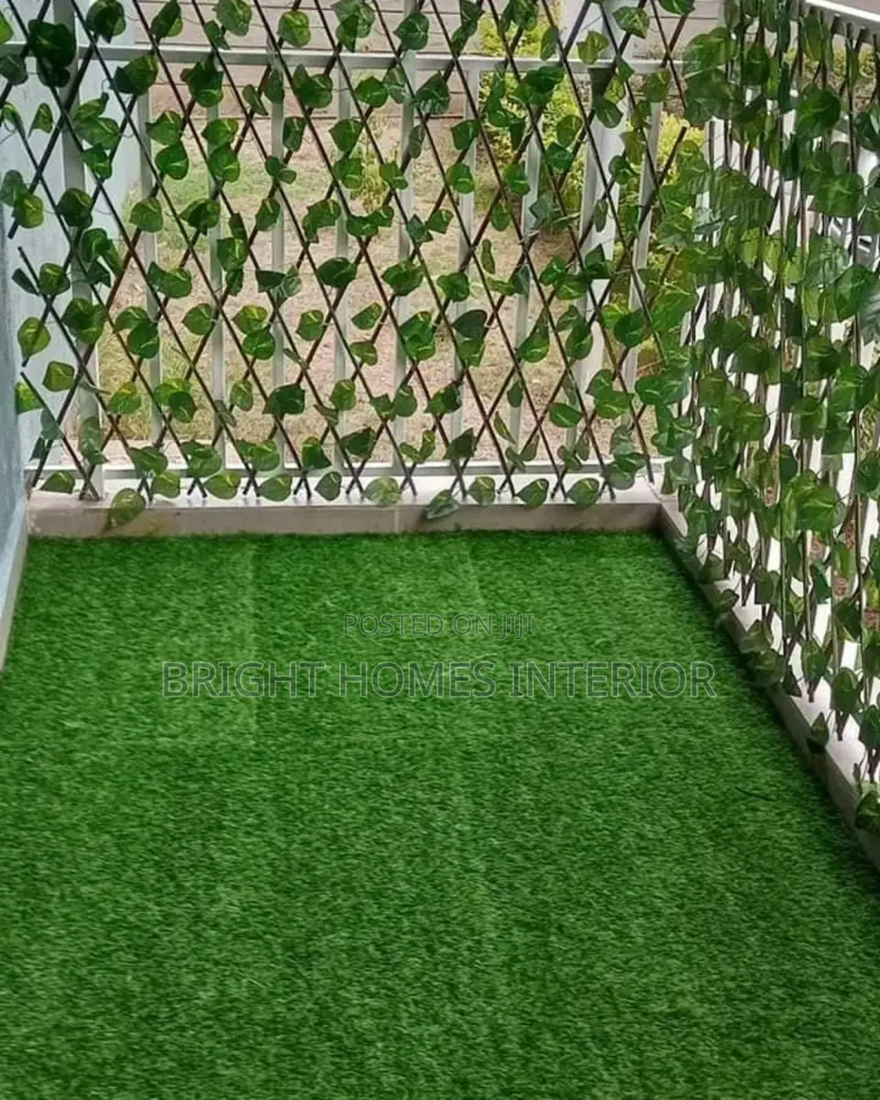 15mm Thickness Turf Grass Carpet and Privacy Fence