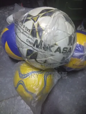 Black and White Mikasa Football