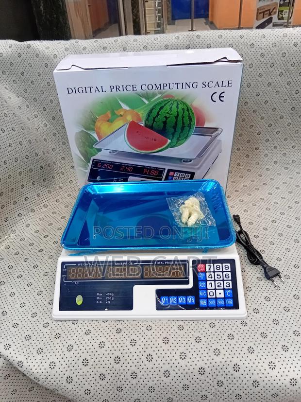 Acs 40kg Armless Digital Computing Scale - main view