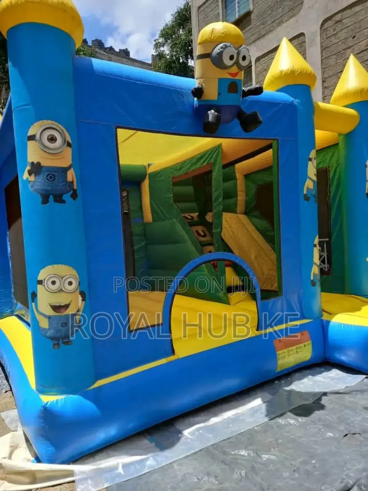 Minions With a Slide Bouncing Castle