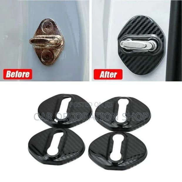 4pcs Flexible Rubber Door Anti Shock Absorber