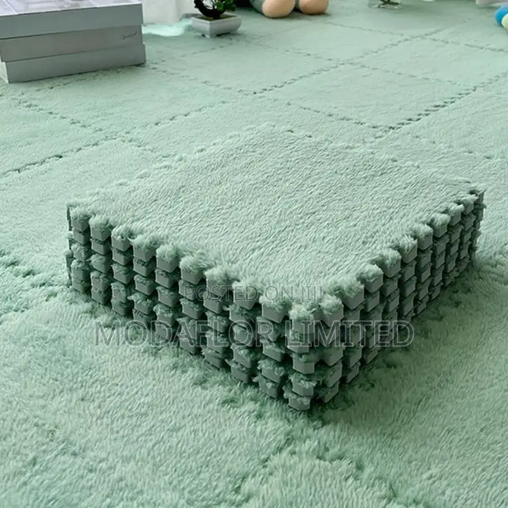 Play Safe, Land Soft! On Plush Interlocking Mats