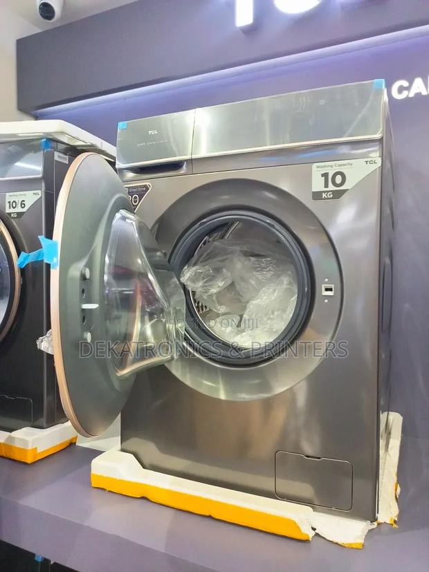 TCL 10kg Front Load Washing Machine P210flg - main view