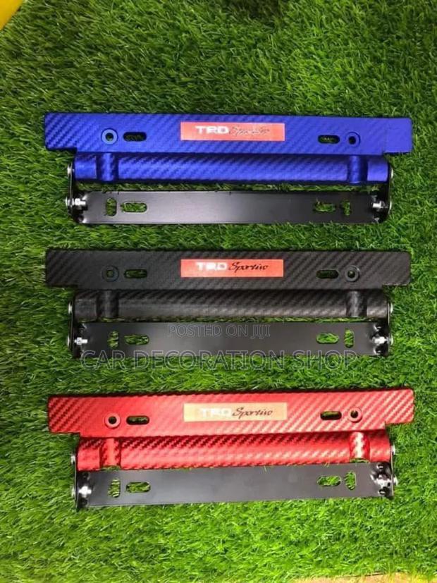 Carbon Design Number Plates Adjustable Holder