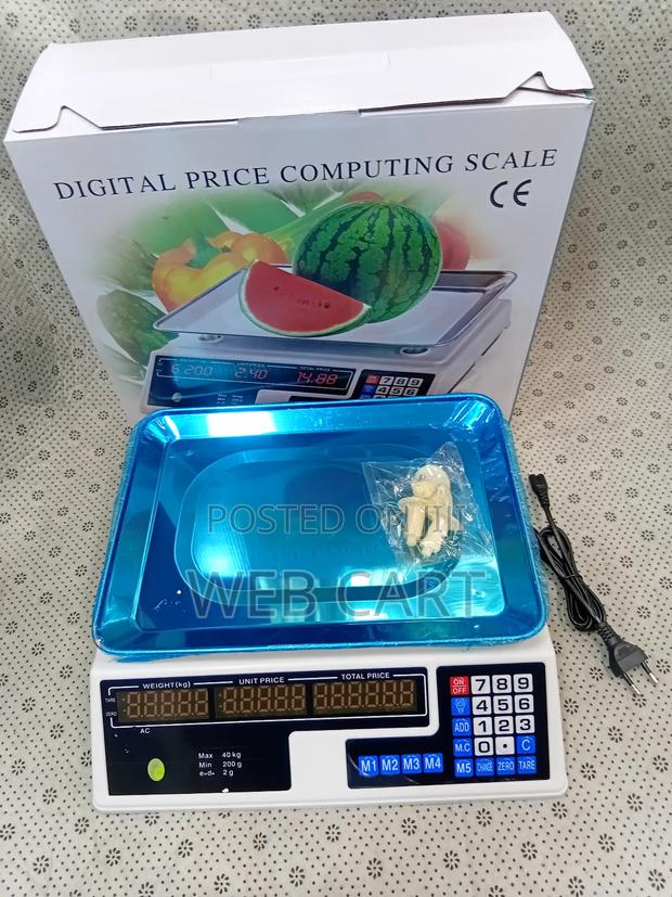 Digital Computing Scale Acs 40kg Armless - main view