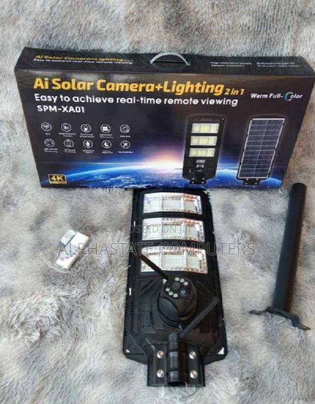 PTZ Ip CCTV Security Camera Solar Street Light With 4g PTZ C