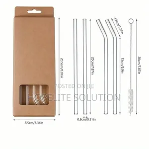 Reusable Glass Straws