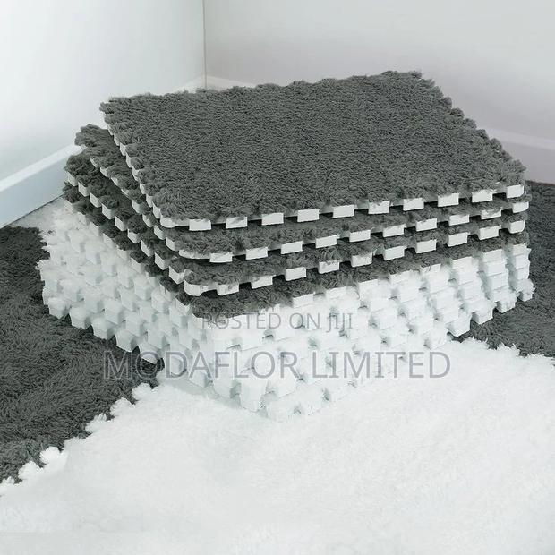 Colorful. Cushy. Customizable! Plush Interlocking Mats - main view