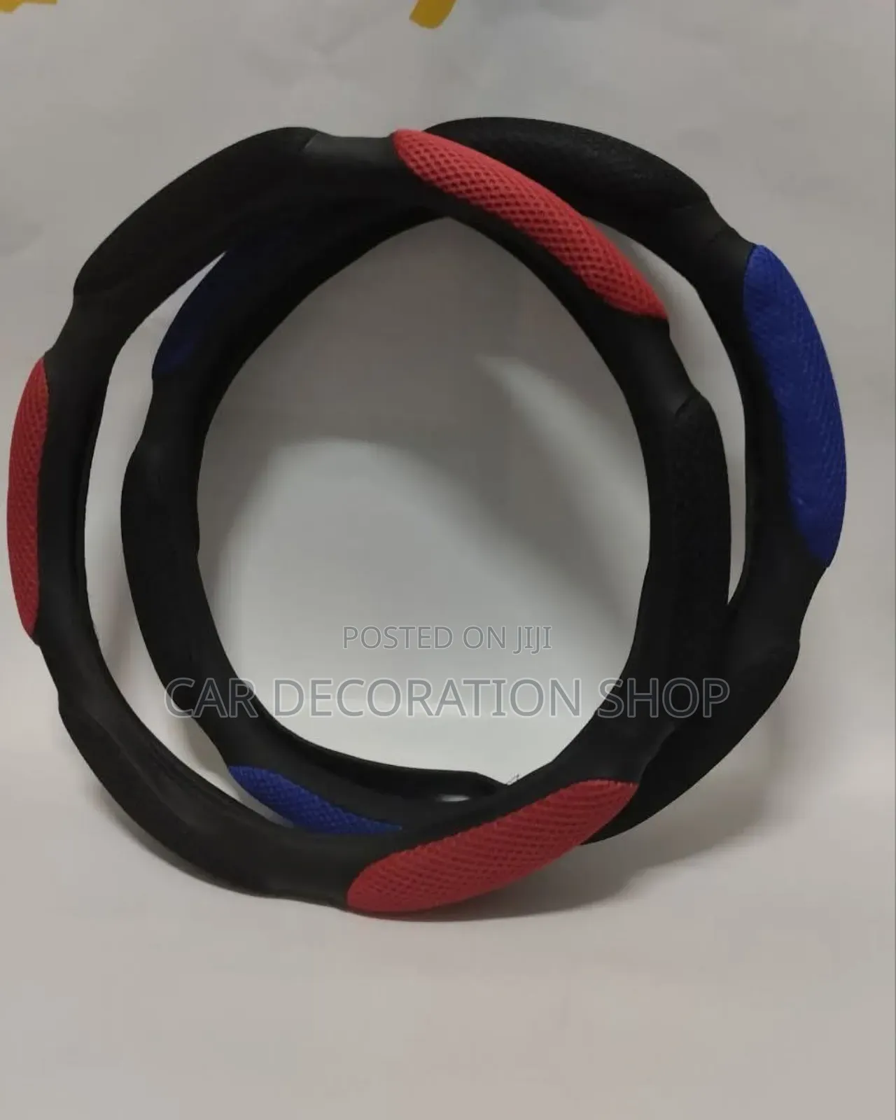 Universal Fit Soft Spongy Colored Steering Wheel Cover