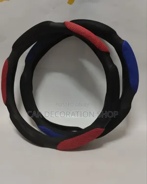 Universal Fit Soft Spongy Colored Steering Wheel Cover