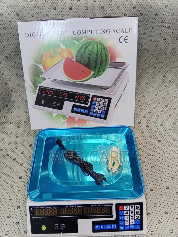 Digital Computing Scale Armless Acs 40kg - main view