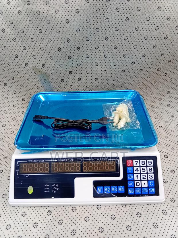 Digital Acs 40kg Armless Computing Scale - main view