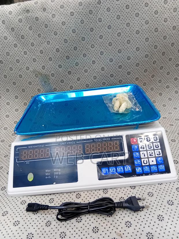 Computing Scale Digital Armless Acs 40kg - main view