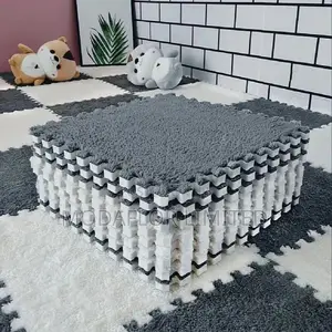 Soft, Chic, and Easy to Clean! Plush Interlocking Mats