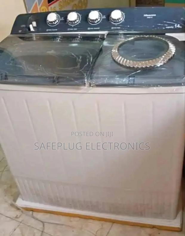 Washing Machine 14kg Hisense, Twin Tub (White)